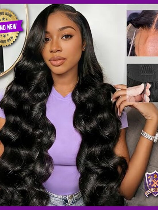 26 Inch Body Wave Human Hair Wig 5x5 HD Lace Closure Glueless Wear and Go main image 5